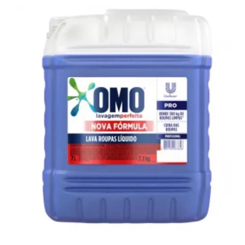 Sabão Líquido Omo Lavagem Perfeita Pro Galão 7 Litros promoção