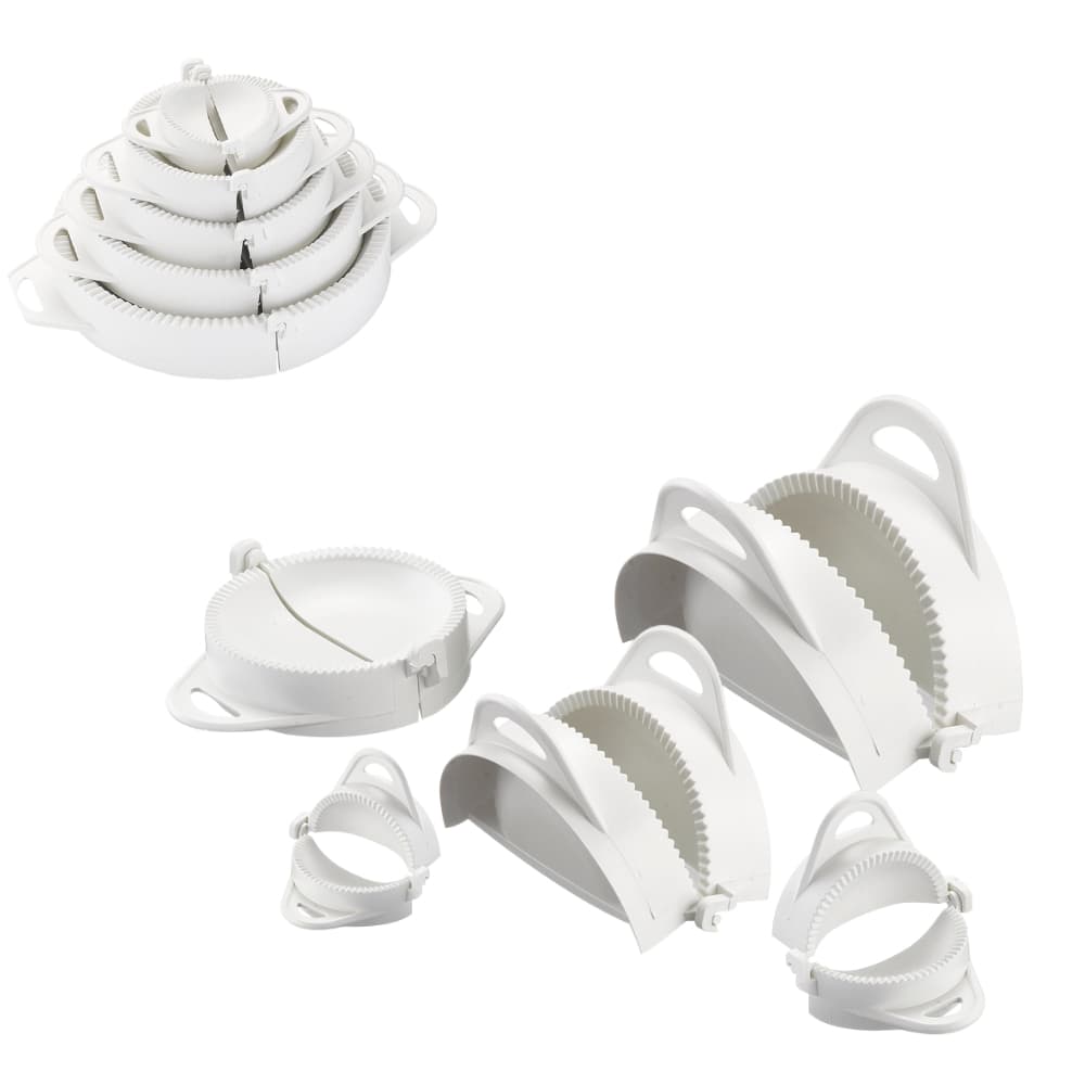 Conjunto Kit 5 Tamanhos Forma Molde Pastel Salgados Risole