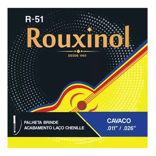 Encordoamento Cavaquinho Cavaco Chenille Rouxinol R51