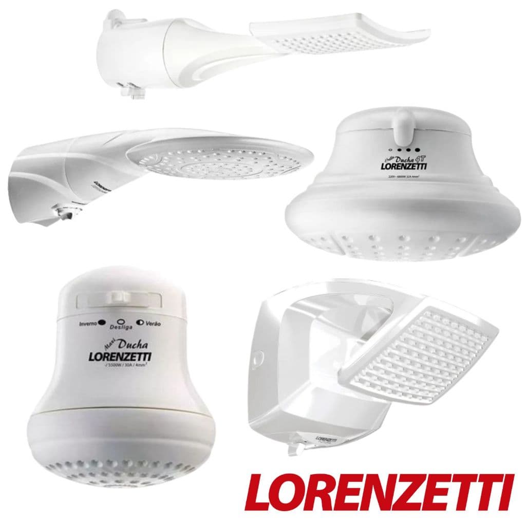 Chuveiro Ducha Elétrica Lorenzetti 220v - Advanced/Top Jet, Ducha Futura, Maxi Ducha, Loren Shower