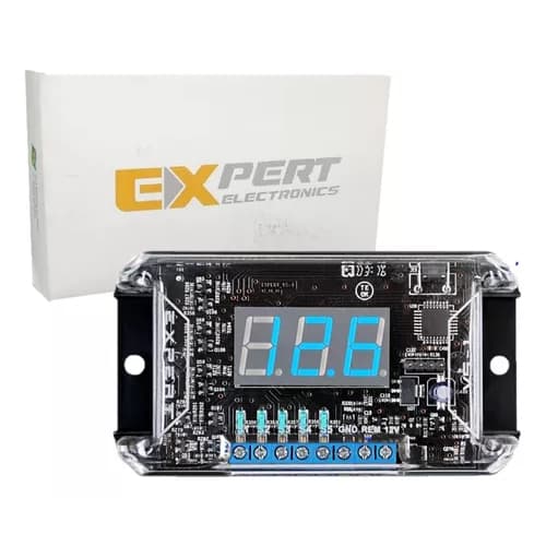 Voltímetro Sequenciador Digital Expert Vs1 Som Automotivo