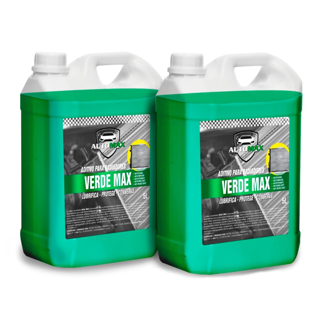 Aditivo Radiador Verde 10L Pronto Uso TogMax Fluido Proteção Contra Corrosão Motores Carro Caminhão