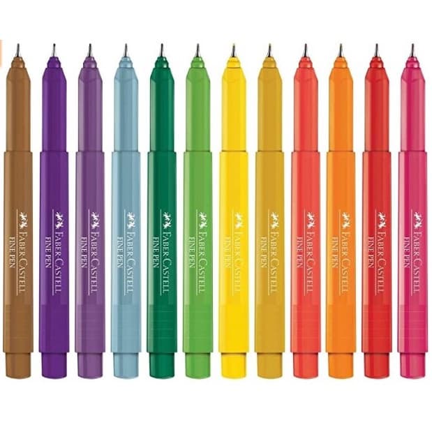 Caneta Ponta Fina Faber-Castell Fine Pen