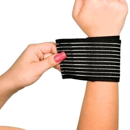 Faixa de Compressão para Pulso Atividades Esportivas Tendinite Dores Distensão Muscular