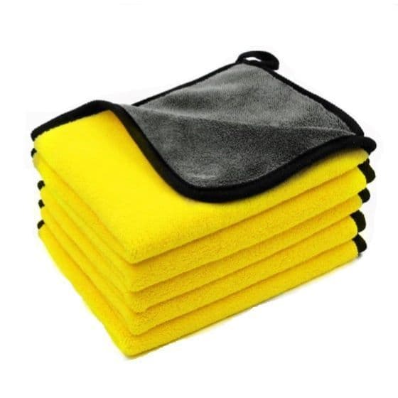 Flanela microfibra Premium, limpeza, secagem, detalhamento, para carros e superfícies delicada