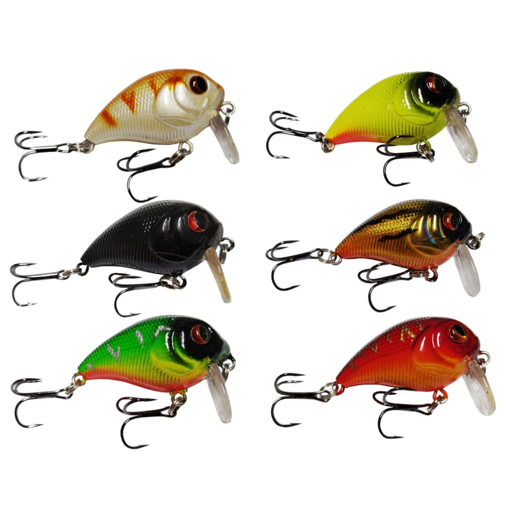 Isca Artificial Crank 2 Garatéia 4,5cm 7g Crankbait - Traíra Tucunaré Robalo Black Bass