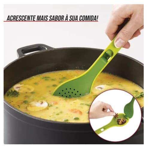 Colher Infusora Temperos Sopa Sabores Condimentos Envio Imediato - Promoção