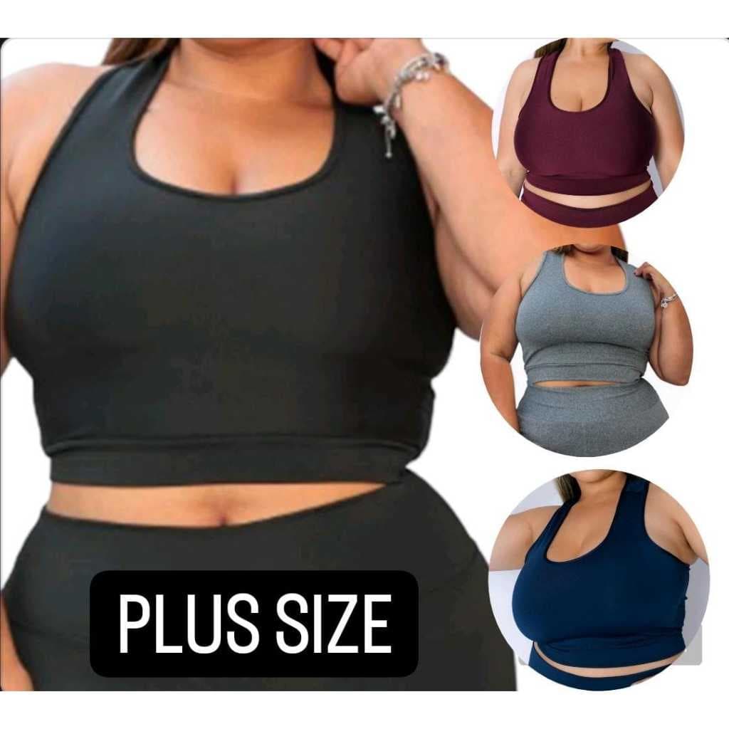 TOP CROPPED NADADOR FEMININO PLUS SIZE DO G ao G4