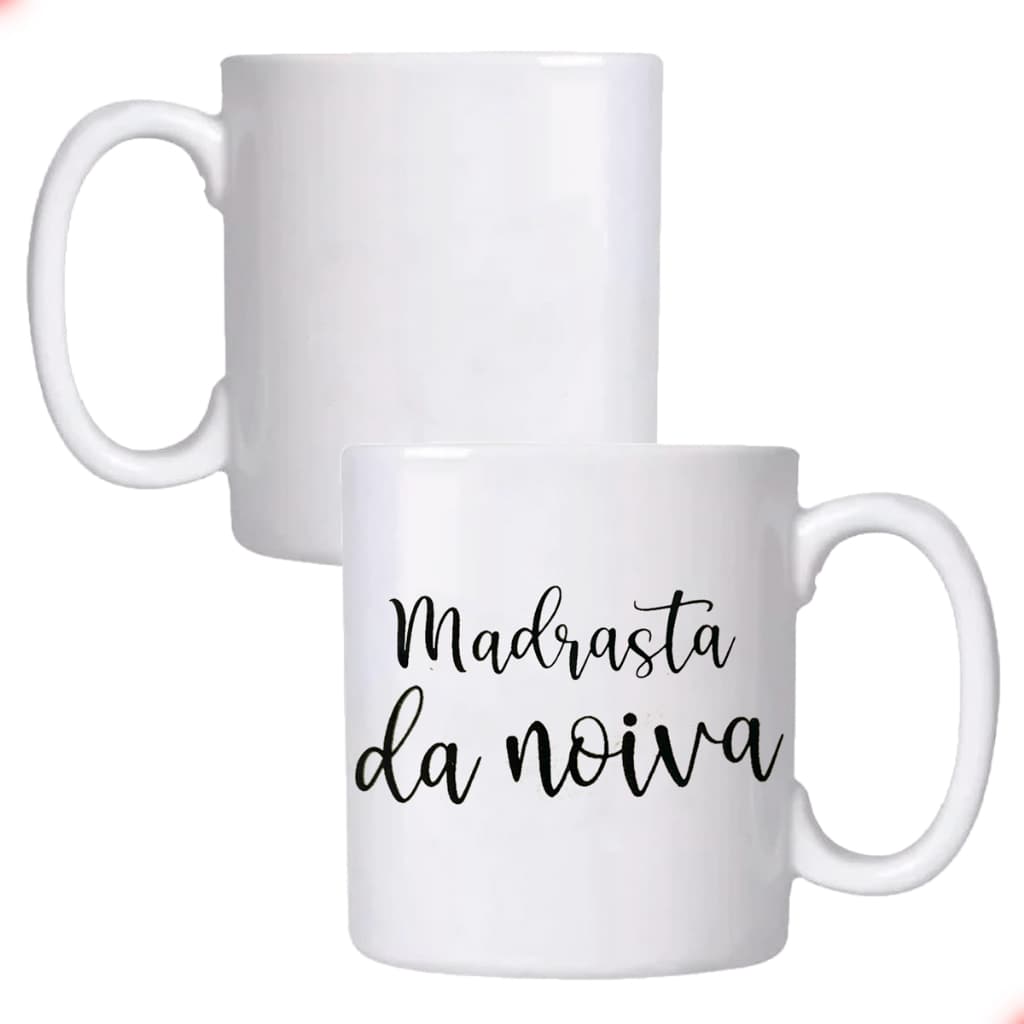 1 Caneca De Porcelana De 310ml Para Casamento Padrasto Ou Madrasta Noiva Ou Noivo