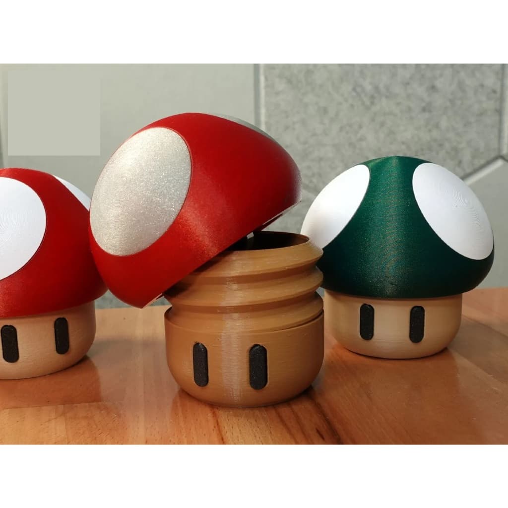 Cogumelo mario bros porta objeto