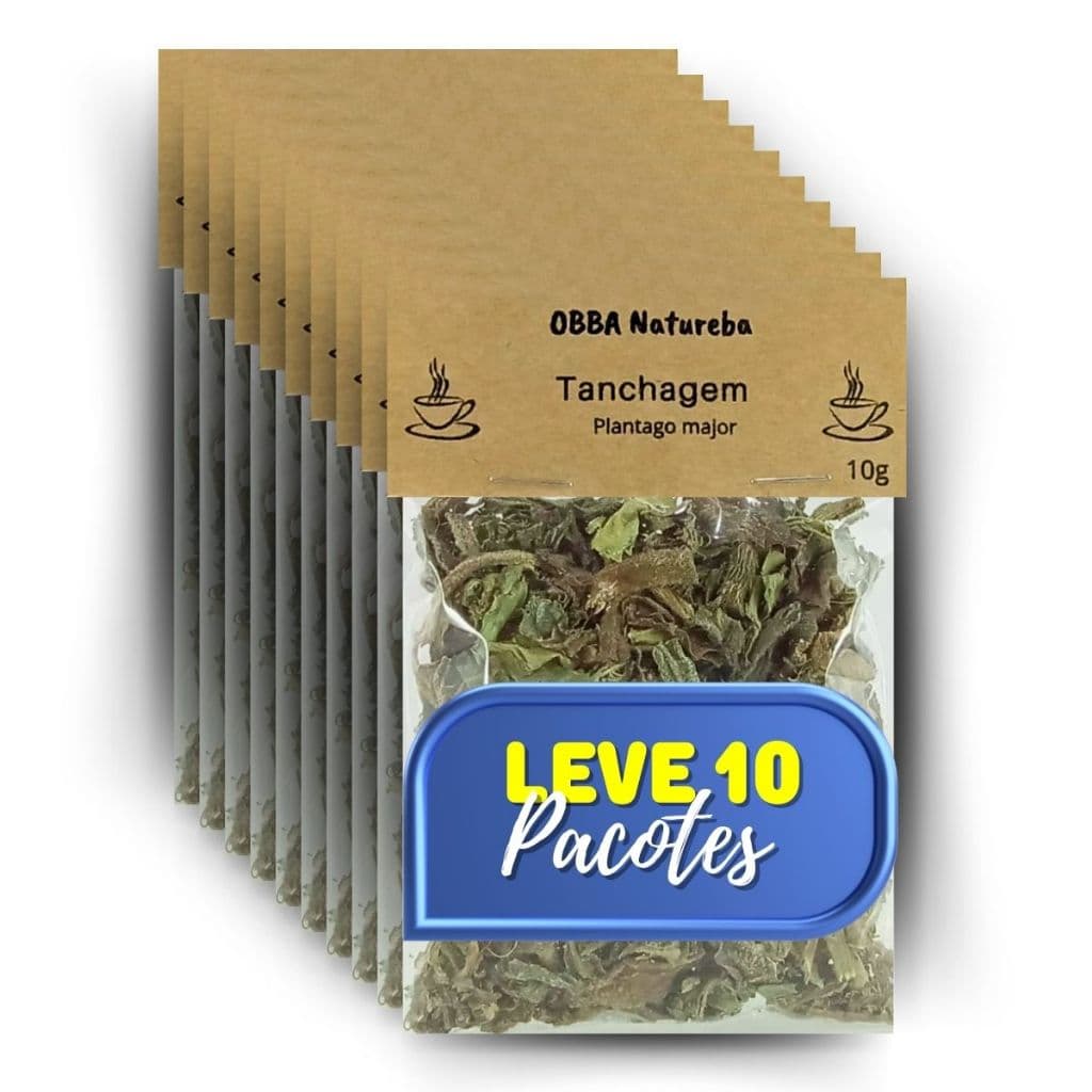 10 Pacotes Chá de Tanchagem-Puro Plantago major