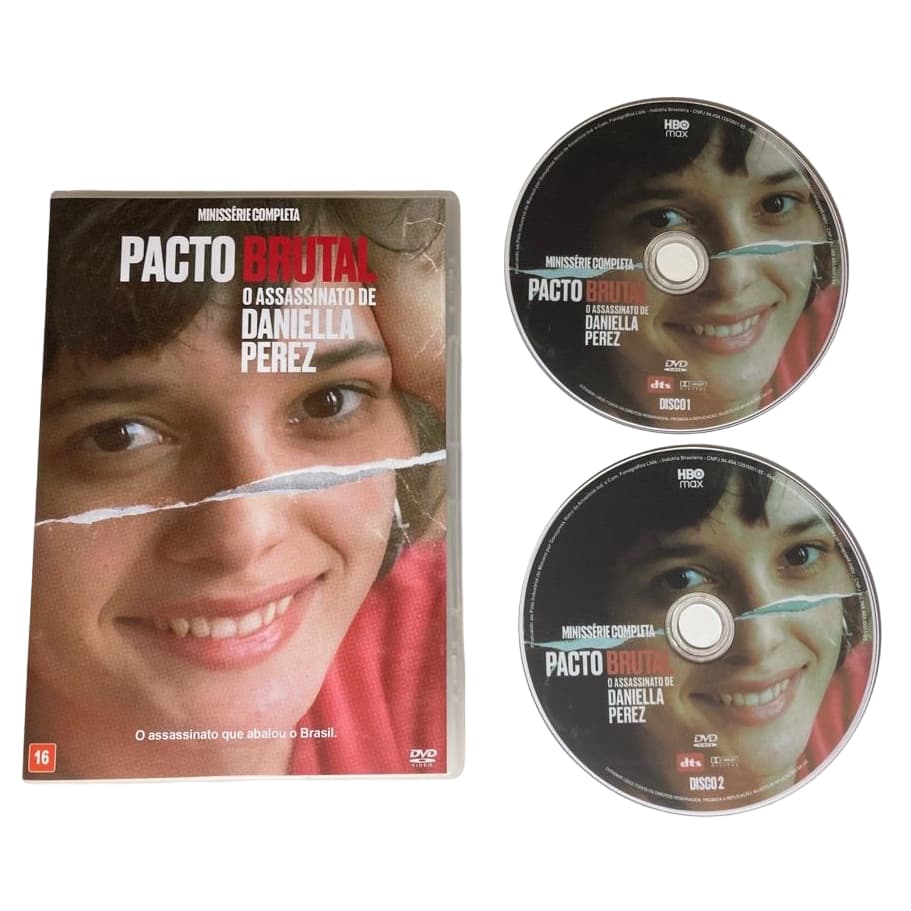DVD - Pacto Brutal: Caso Daniella Perez (Minissérie 2 DVD's)