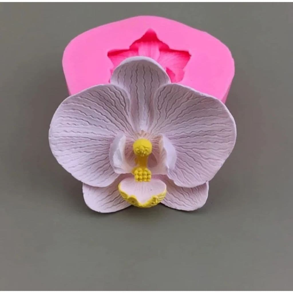 Molde de silicone orquídea phalaenopsis 5,5cm