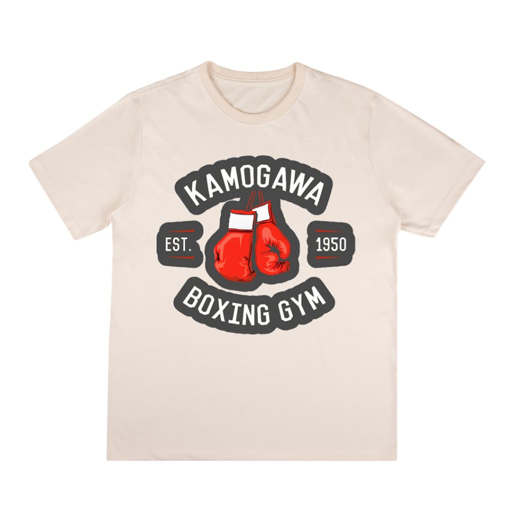 Camiseta básica Masculina Feminina Camisa Hajime no Ippo Anime Luvas de Boxe Algodão Fio 30.1 Penteado Zero Encolhimento