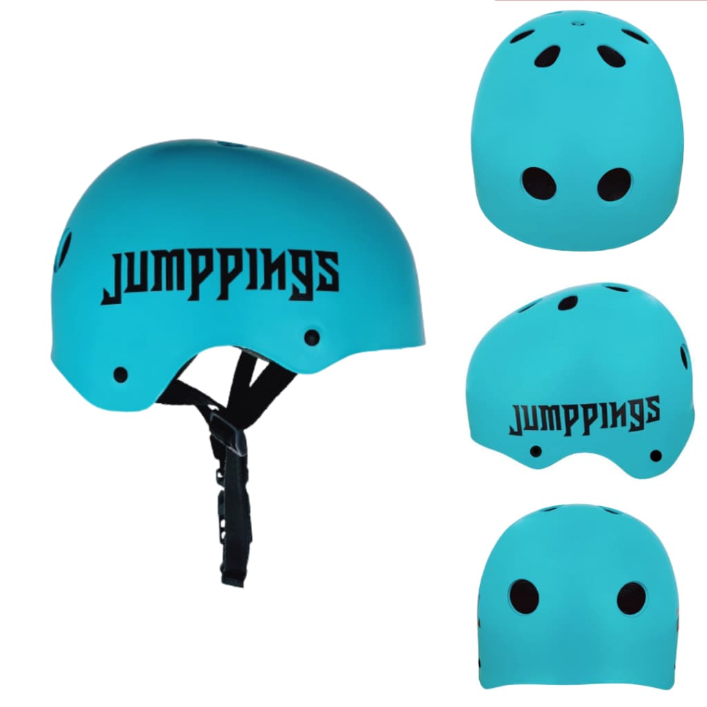 Capacete - Azul Thiffany -Bike Skate Patins Patinete- Jumppings