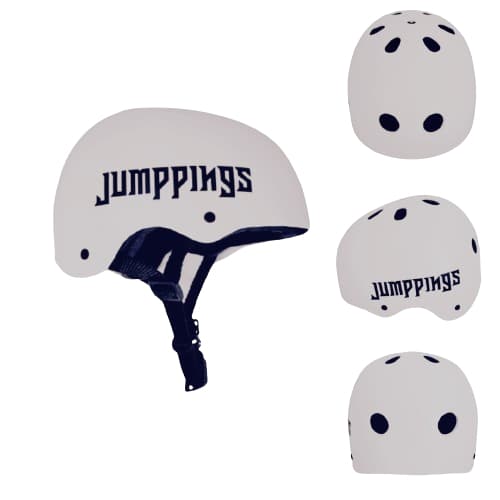 Capacete Esportivo - Branco - Bike Skate Patins Patinete- Jumppings