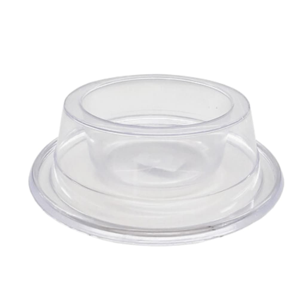 Comedouro/ Bebedouro Pet Cães Cachorro Gato 300 Ml Anti Formiga Transparente