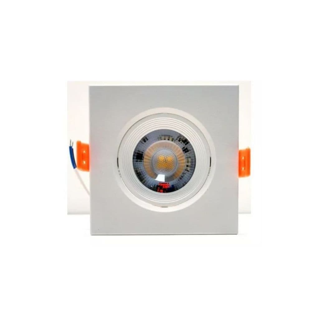Kit 10 Spot de Luz Mini Quadrado: Iluminação Elegante e Moderna