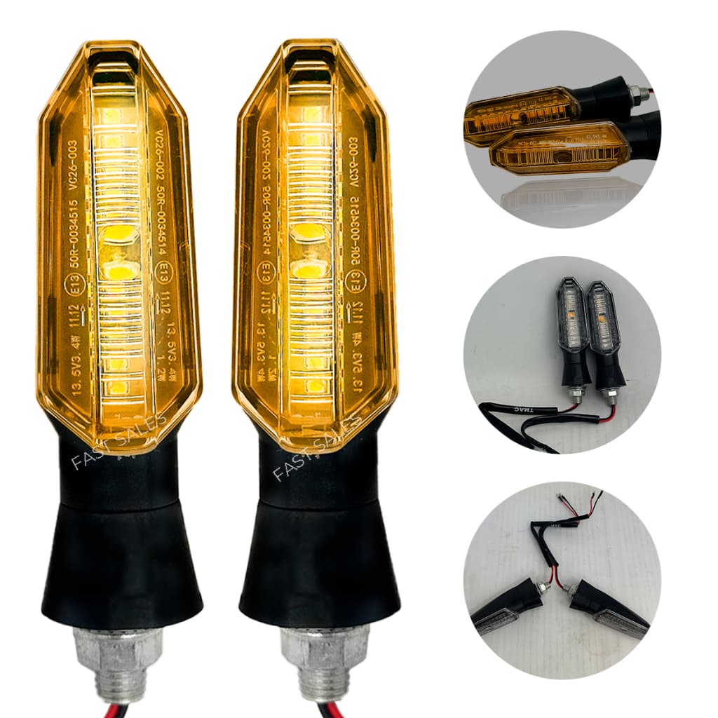 Setas Para Moto Seta Led Pisca Sequencia Modelo Universal