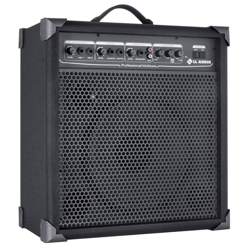 Caixa Amplificada LL Audio LX100 50W RMS Para Guitarra Violão Microfone Multiuso Igreja Bar Escola