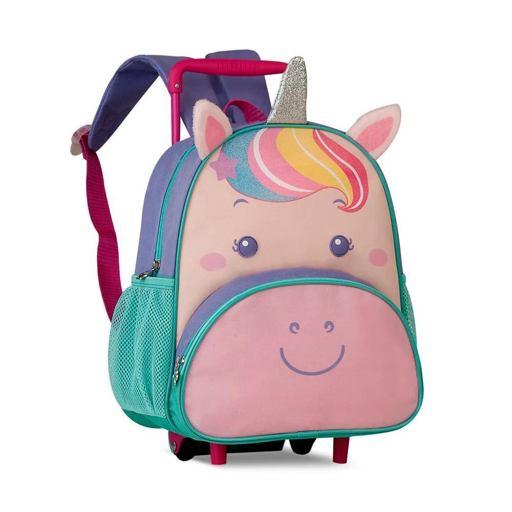 Mochila Escolar de Carrinho Rodinha Borboleta - Clio