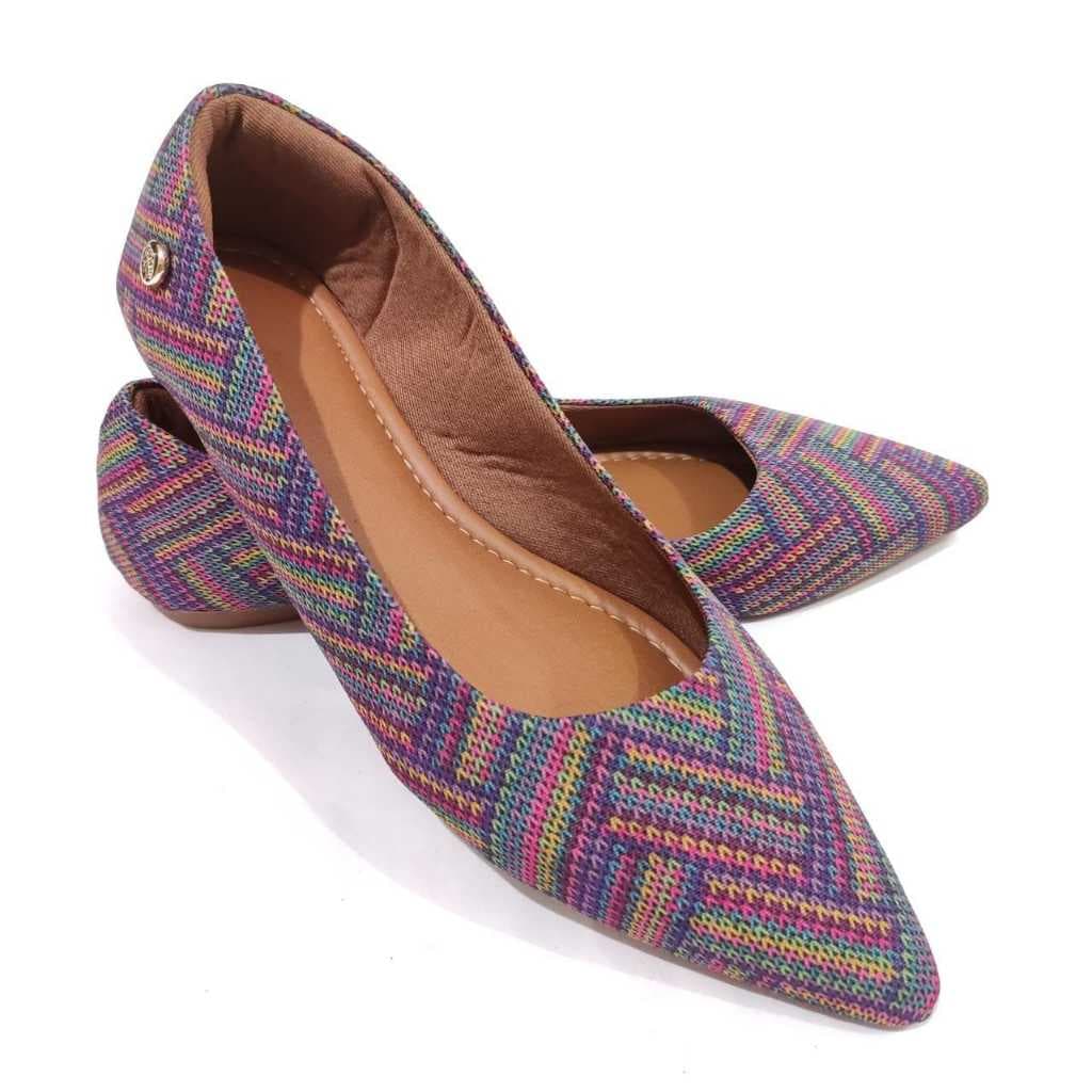 Sapatilha Color Basic Confort Calçados Femininos