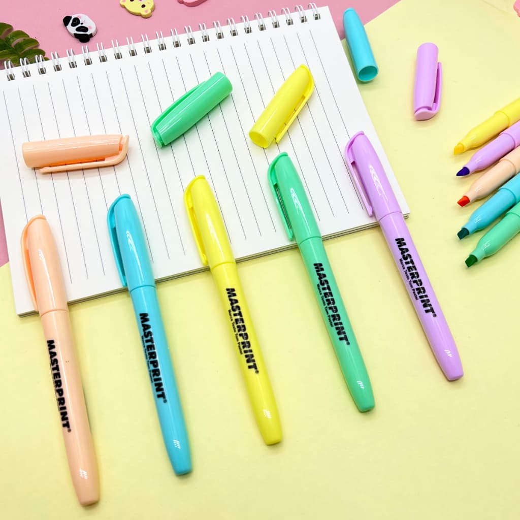 Pincel Marca Texto 1 Uni  em Tom Pastel Masterprint
