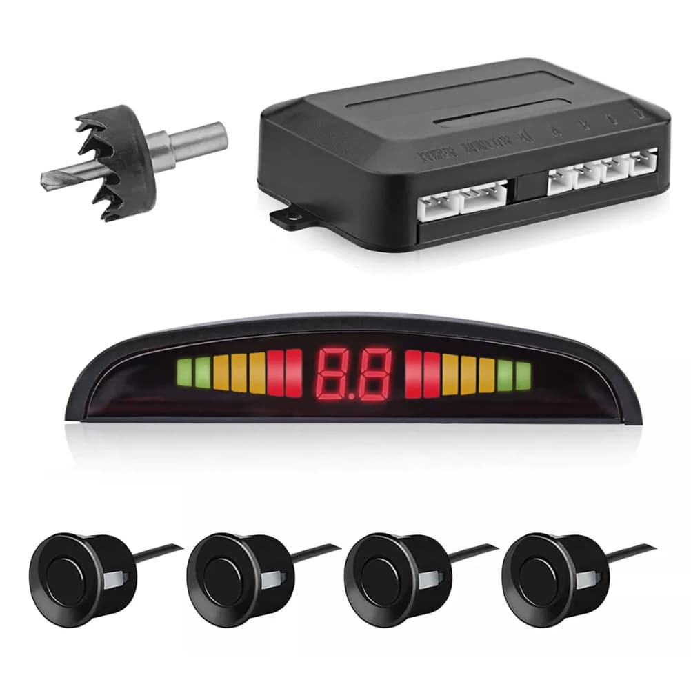 Sensor De Estacionamento Re Para Carros Preto - Envio Imediato