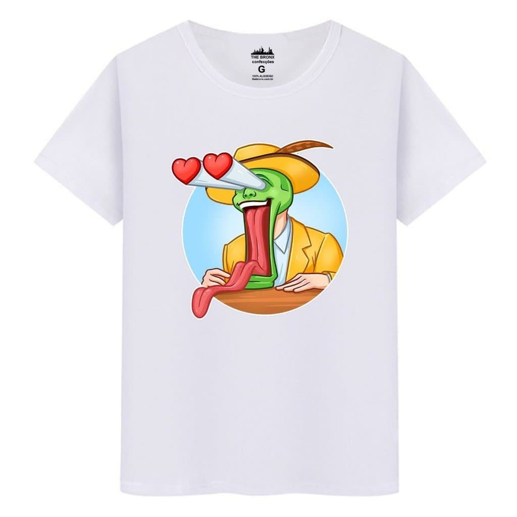 Camiseta Masculina Casual Algodão Premium Mascara O Filme