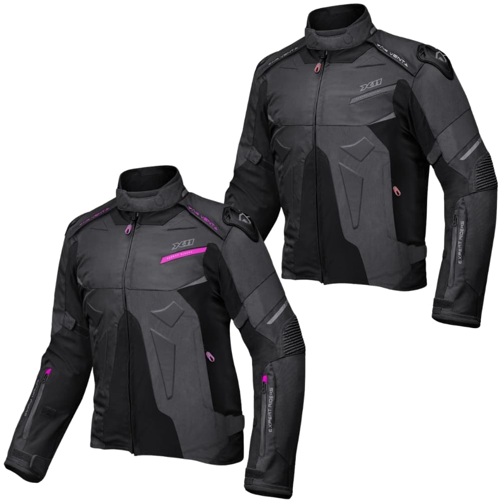 Jaqueta para motociclista Feminina Moto Motoqueiro Com Proteções Original X11 Evo 4 100% Impermeável