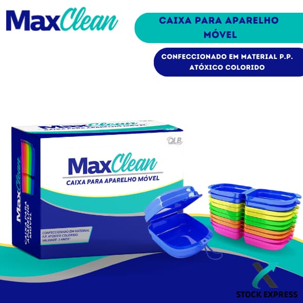 Kit com 3 Caixas Para Aparelho Móvel MaxClean c/ 10 Unidades Cada