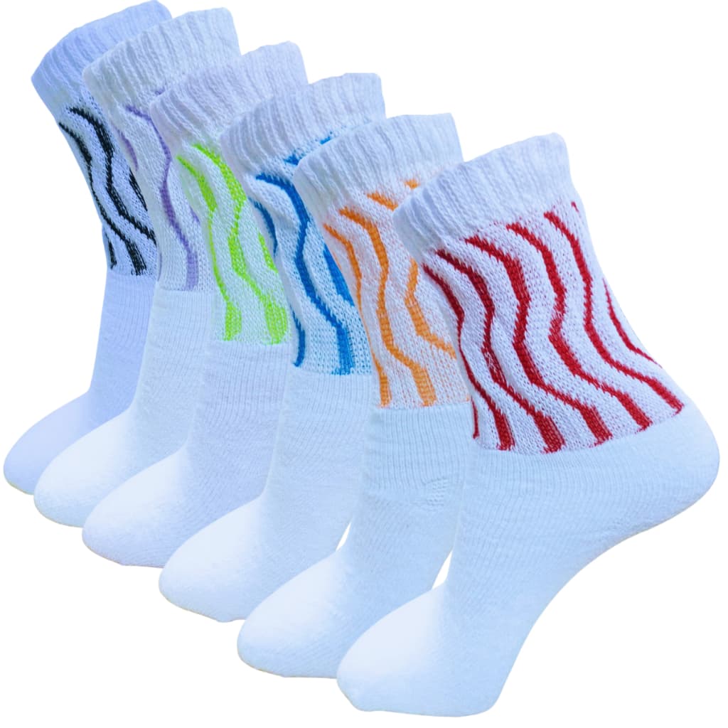kit com 12 pares de Meias aeróbica feminina dia a dia promoção aeróbica