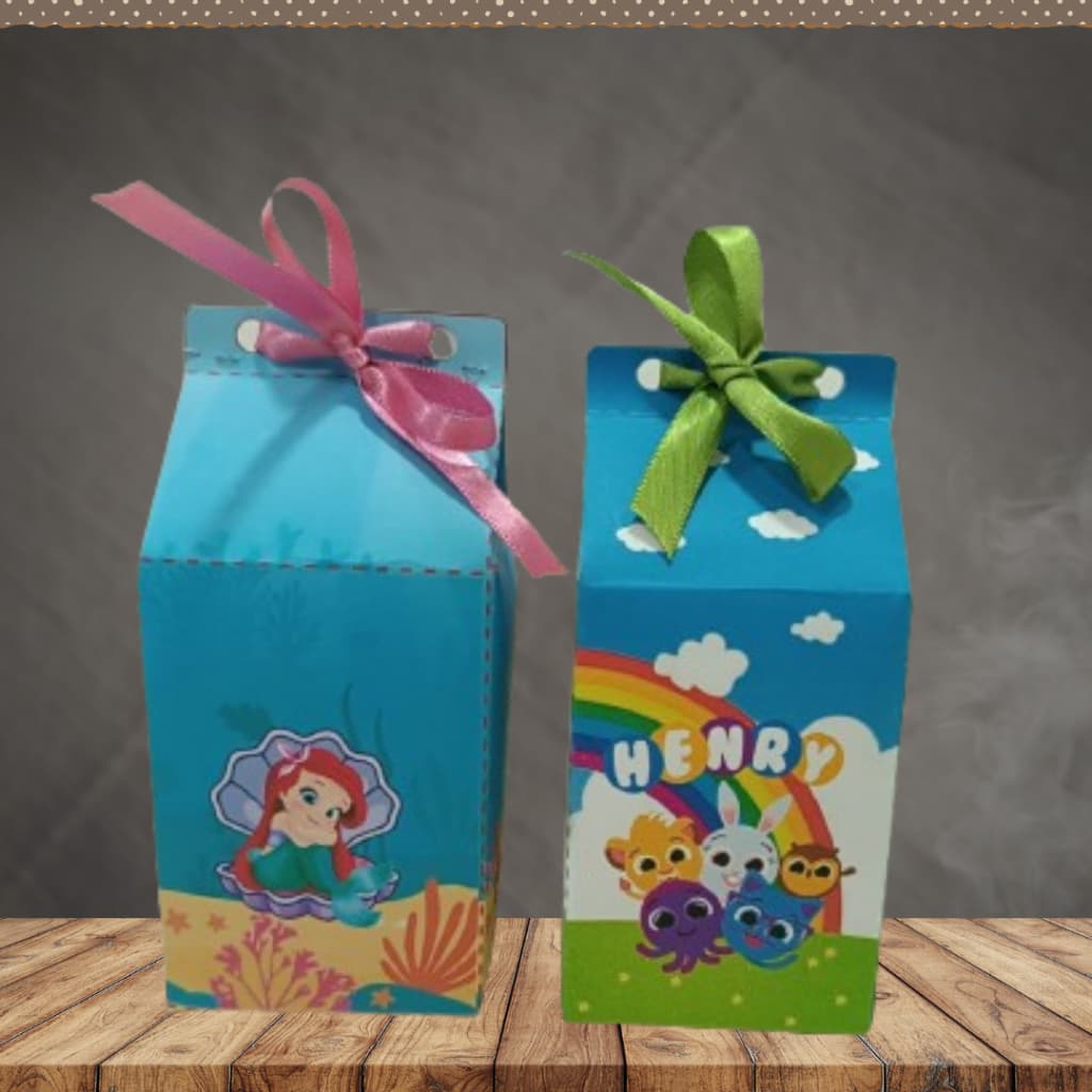 30 Caixinhas Milk Lembrancinha para festa Personalizada qualquer tema Pronta Entrega