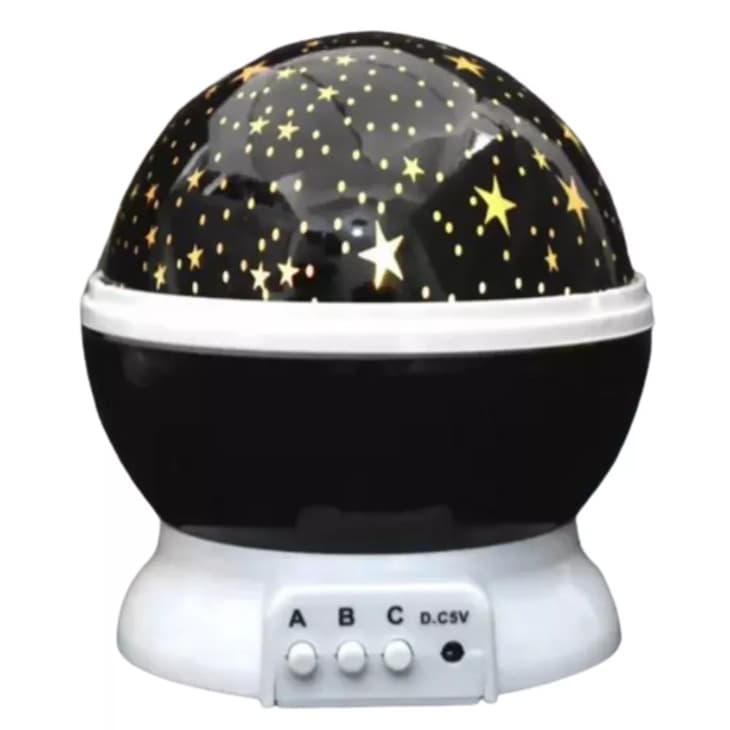 Mini Projetor Luminária Céu Estrelado Luzes Abajur Infantil Lua Galaxy Projetor Estrela 360º Star Master Quarto Festa HX612