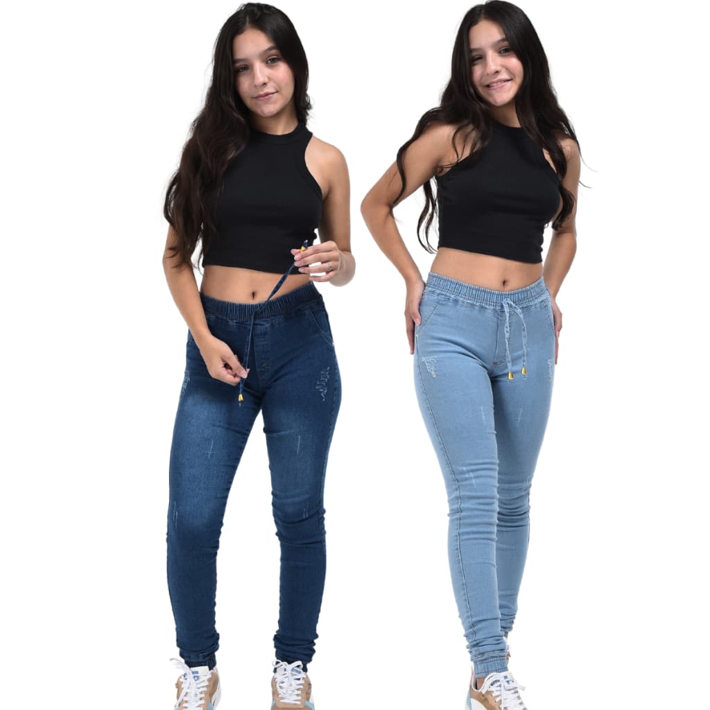 Kit 2 calça jogger feminina infantil juvenil meninas 10 ao 16