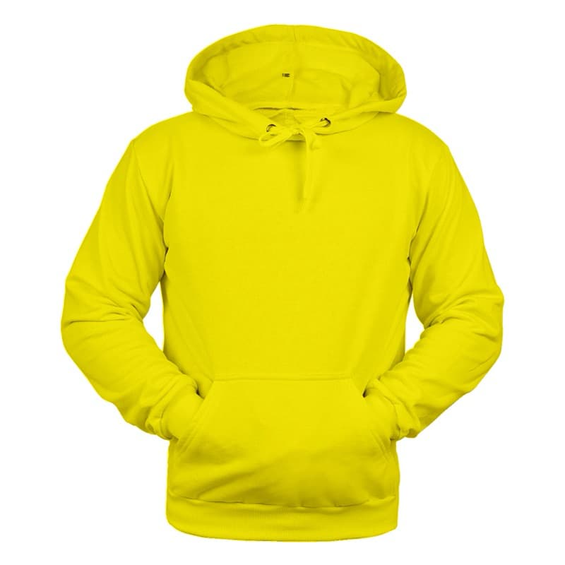Moletom Canguru Liso Unissex Algodão Flanelado Capuz e Bolso Frontal