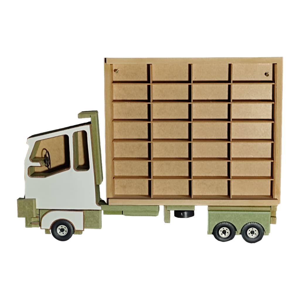 Expositor Em Mdf Para 28 Carrinhos Escala 1:64