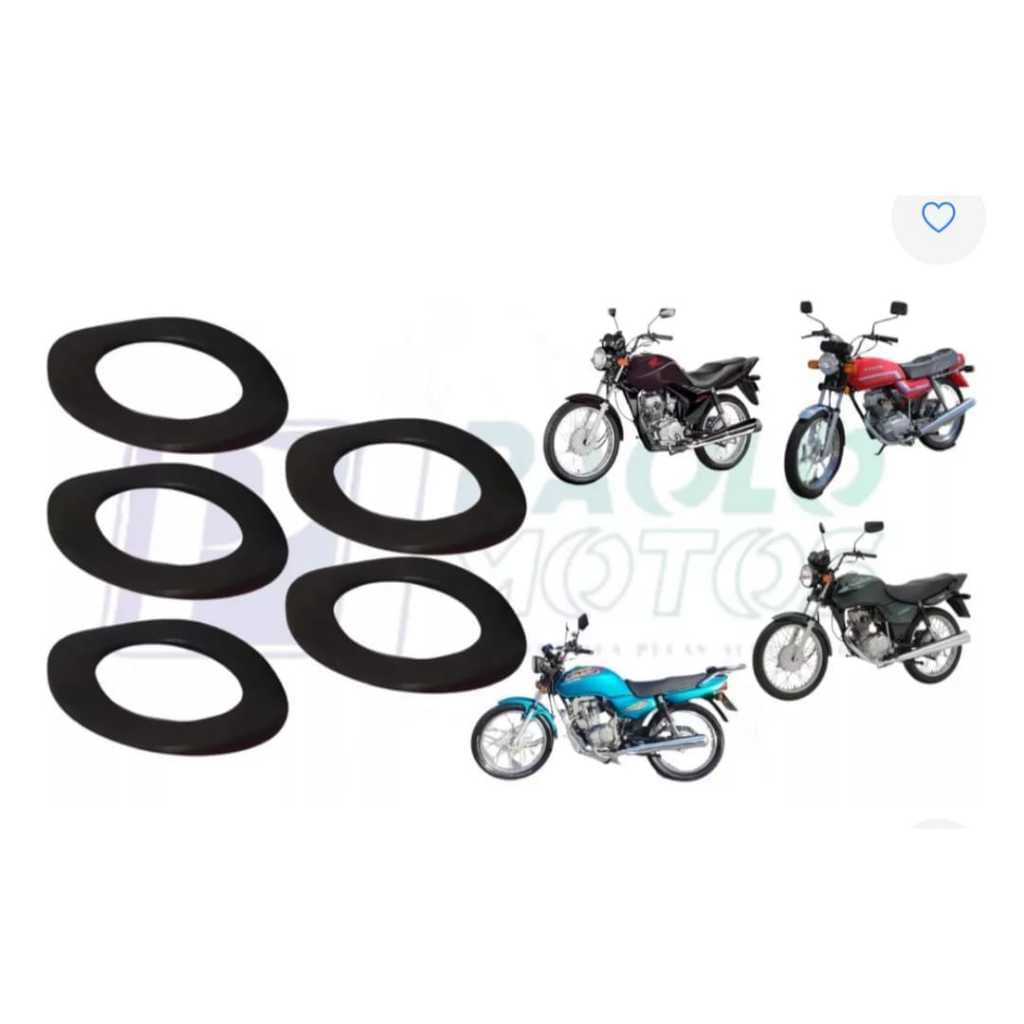 Kit 5 Arruela Pino Ondulada Balancim Cg125 Fan125 76 A 08   Marca=Trilha