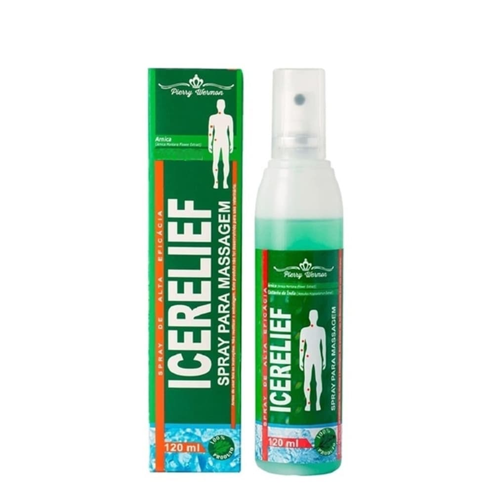 Kit 10 Spray Para Massagem Icerelief 120ml
