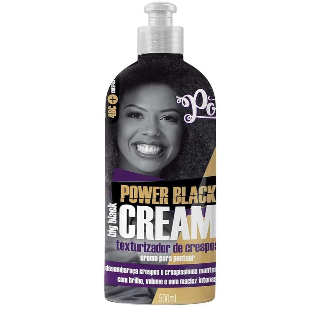 Soul Power Creme Pentear Poder Do Black Big Black Cream 500g