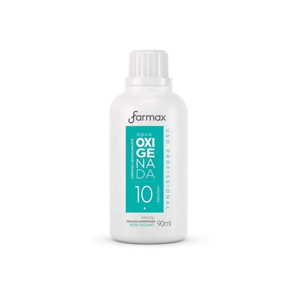 Água Oxigenada Cremosa 10 Volumes 90ml - Farmax