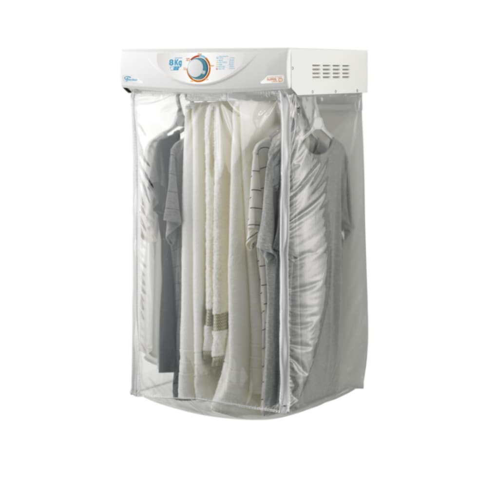 Secadora de Roupas Fischer De Parede 8Kg Compacta Branca ou Cinza 110V ou 220V
