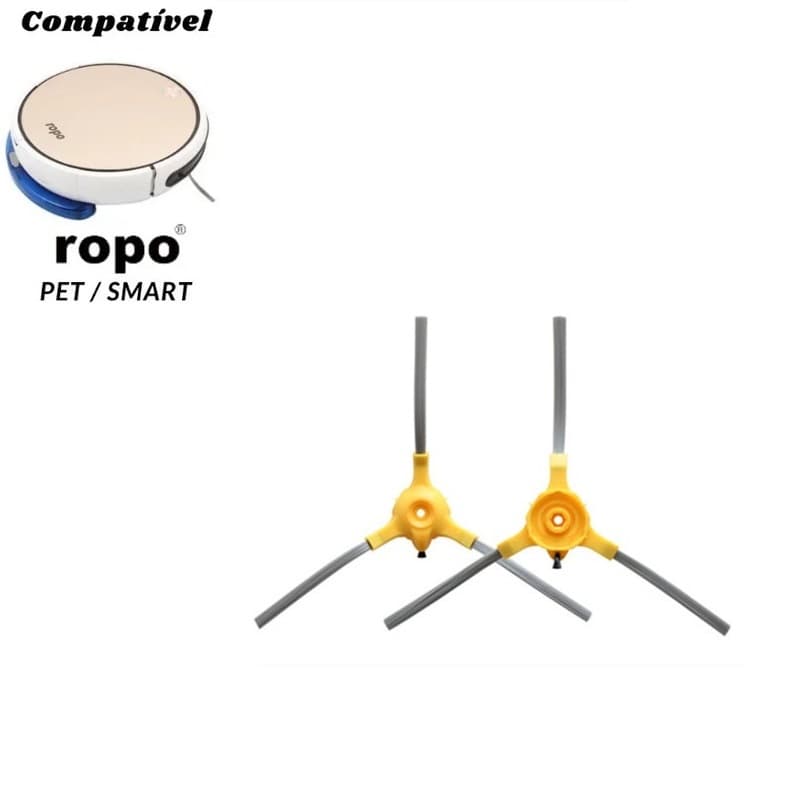 Escovas Laterais Para Aspirador Ropo Pet, Ropo Smart e Isweep X3 YLW