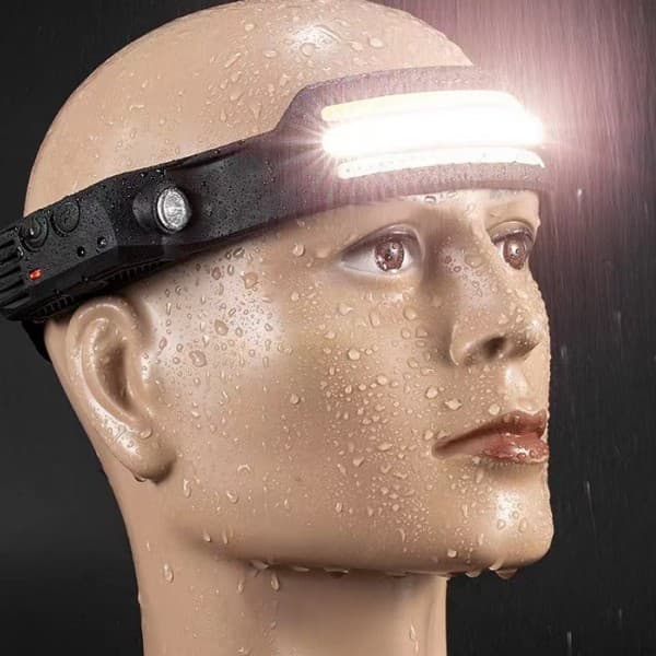 Faróis Recarregáveis LED Sensores De Movimento Do Corpo Lanterna Com acampamento USB