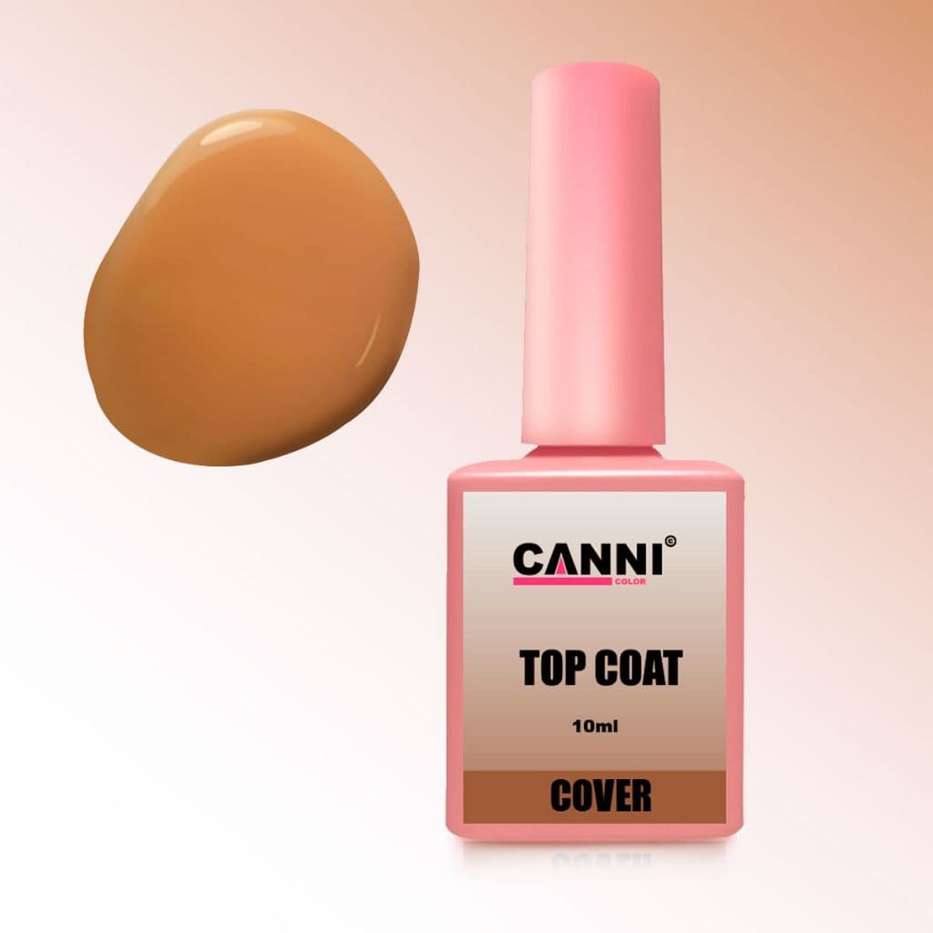 top coat cover alto brilho secagem rápida  finalização canni color 10 ml