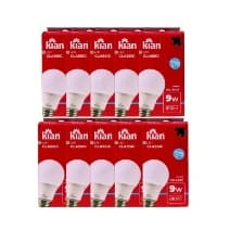 Kit 10 Lâmpada Led 9W Bulbo 6500K Luz Branca- Kian