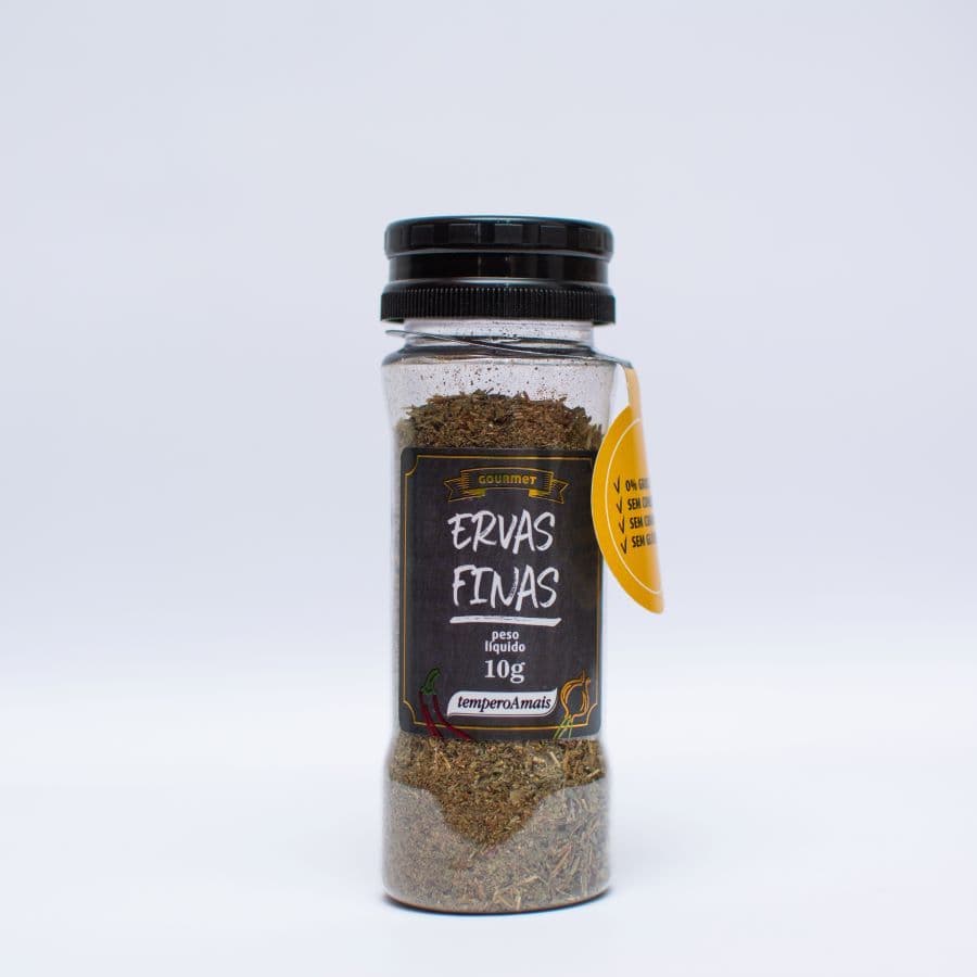 Ervas Finas 10g Pote Tampa Dosadora Sabor Qualidade Tempero Cozinha/Chuurasco