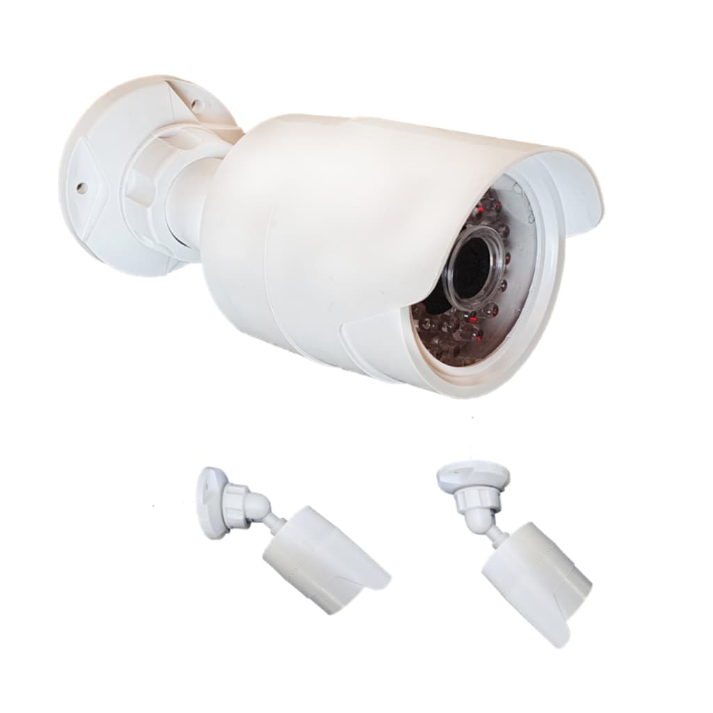 Câmera Falsa Bullet Infravermelho Bivolt Com Led - Inibe Intrusão e Furto