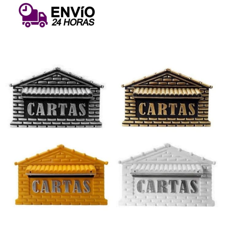 Caixa de Correio PVC P/ Embutir Portões Muros e Grades
