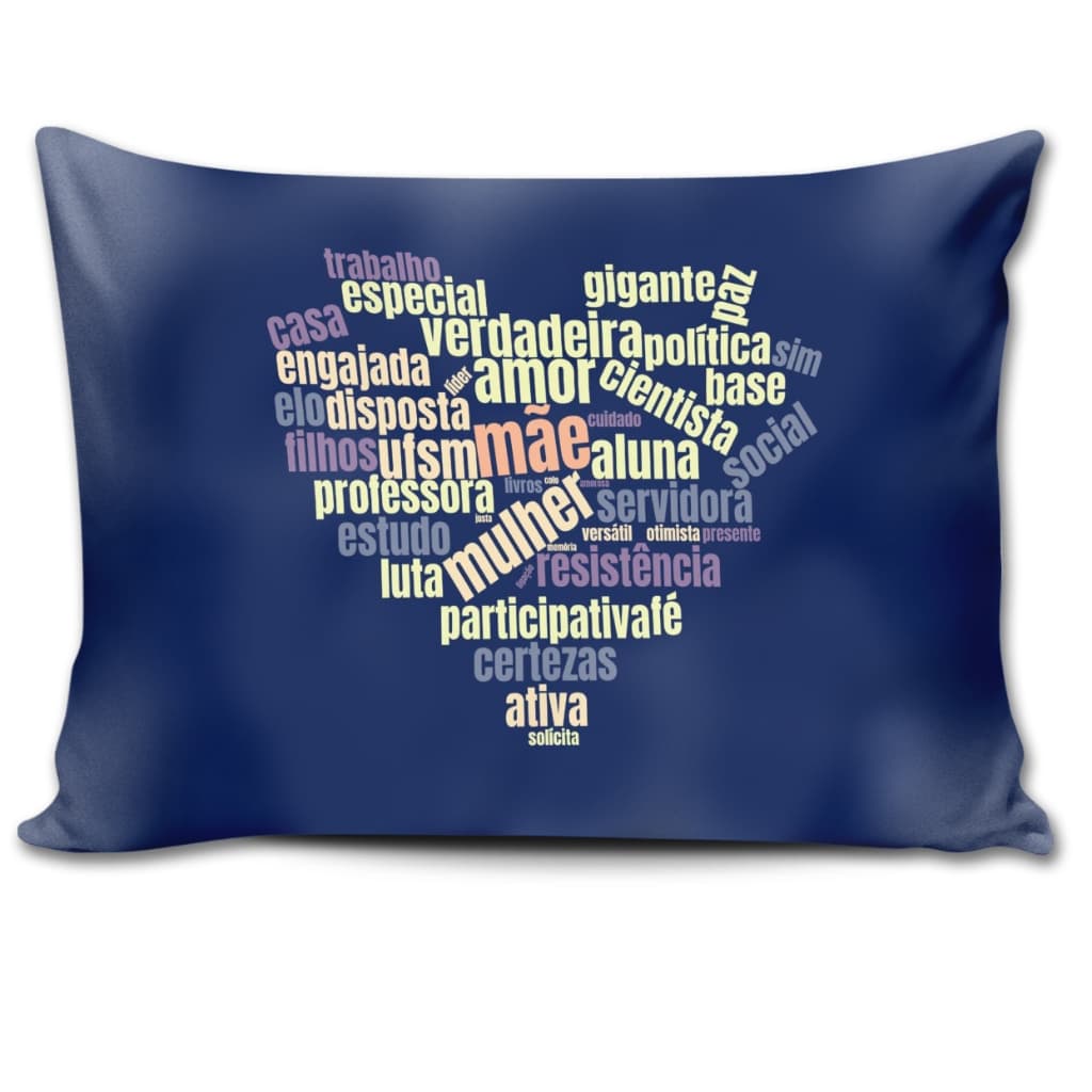 Almofada 27x37 Dia Das Mães Presente Decoração Cama